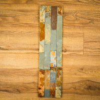 6" x 23" Rusty Stacked Natural Stone Tiles  5.80 sq. ft. (6 per box)