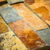 6" x 23" Rusty Stacked Natural Stone Tiles  5.80 sq. ft. (6 per box)
