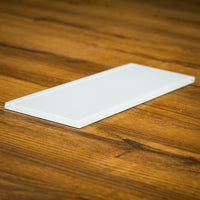 4" x 12" White Glossy ES58 Glass Tiles - 6.66 sq. ft. (20 per box)