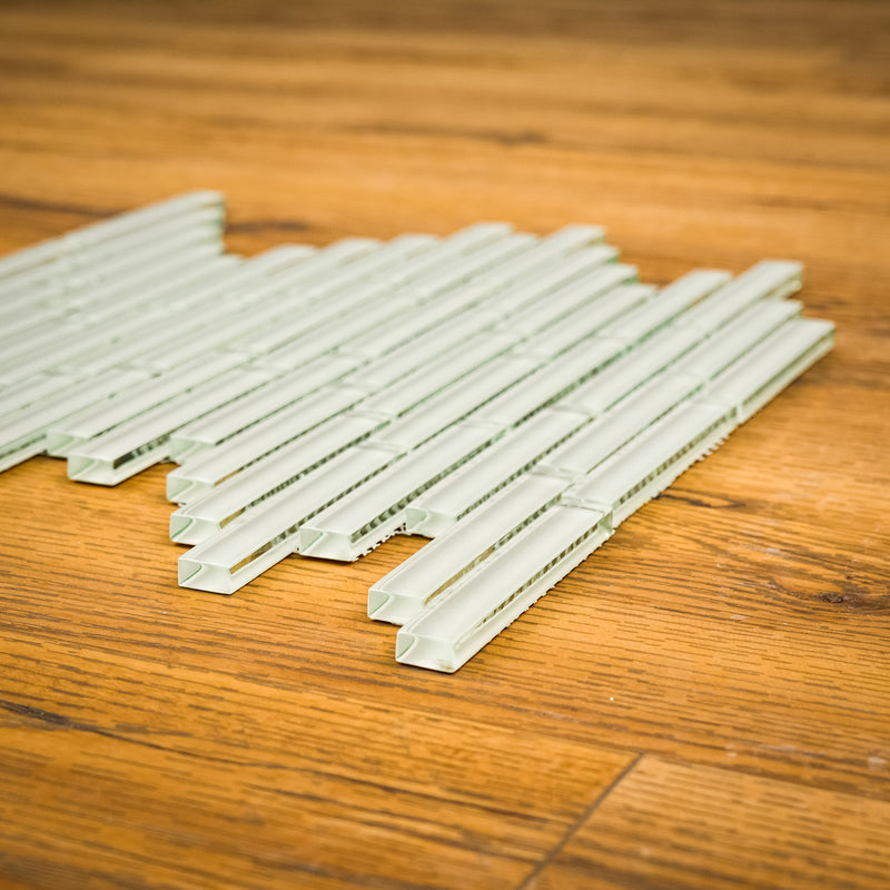 12" x 12" Oxygen Arrow ES56 Glass Mosaic Tiles“ 11 sq. ft. (11 per box)