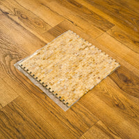 12" x 12" Trav-Noce Brown Marble Mosaic Tiles  11 sq. ft. (11 per box)