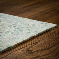 12" x 12" Mint-Green Marble Mosaic Tiles  11 sq. ft. (11 per box)
