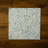 12" x 12" Mint-Green Marble Mosaic Tiles  11 sq. ft. (11 per box)