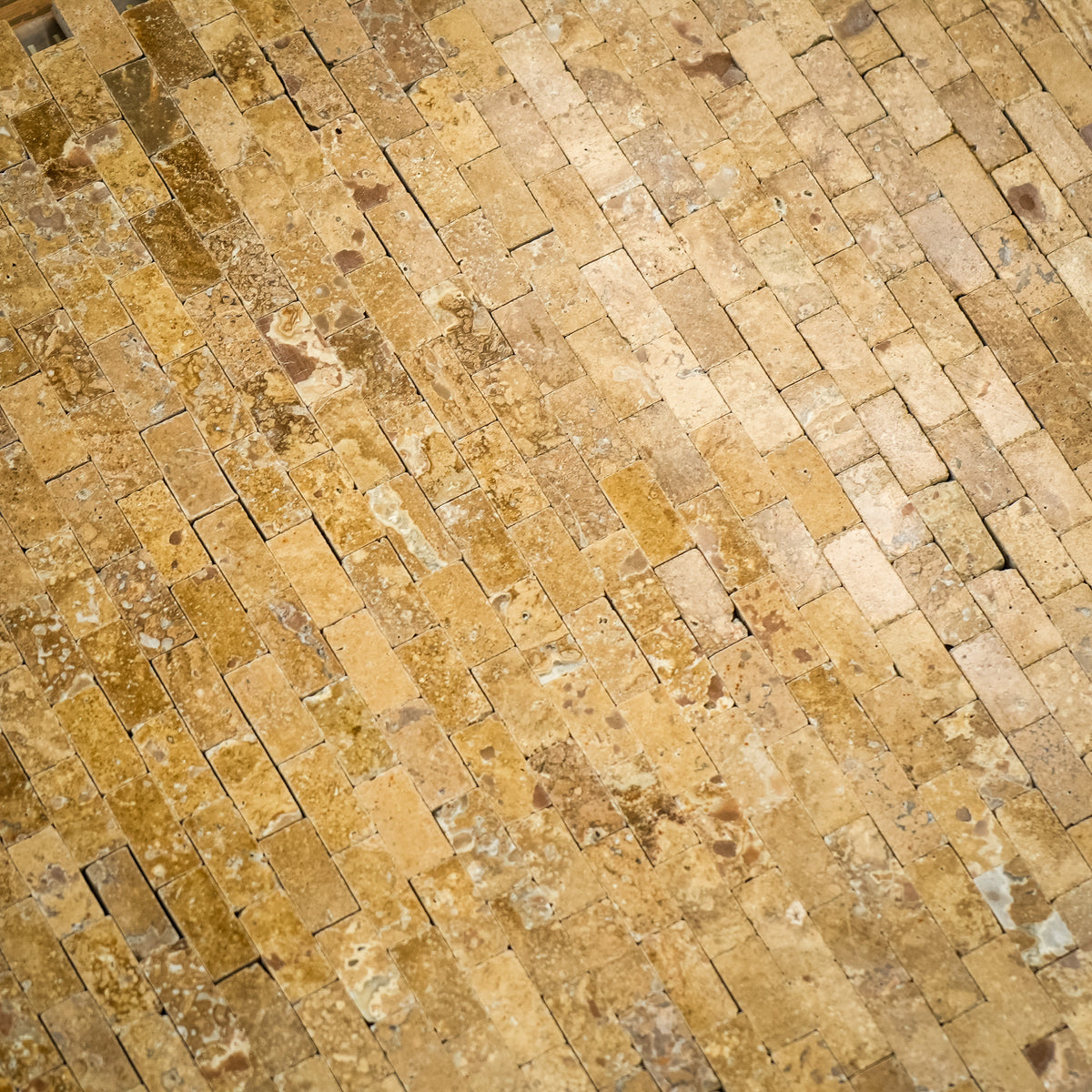 12" x 12" Trav-Noce Brown Marble Mosaic Tiles  11 sq. ft. (11 per box)