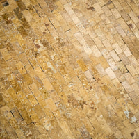 12" x 12" Trav-Noce Brown Marble Mosaic Tiles  11 sq. ft. (11 per box)