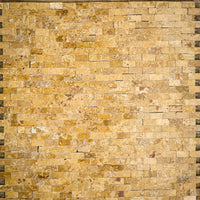 12" x 12" Trav-Noce Brown Marble Mosaic Tiles  11 sq. ft. (11 per box)