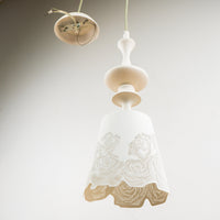 Floral Pendant Light 6" W x 75 1/4" H x 6" D