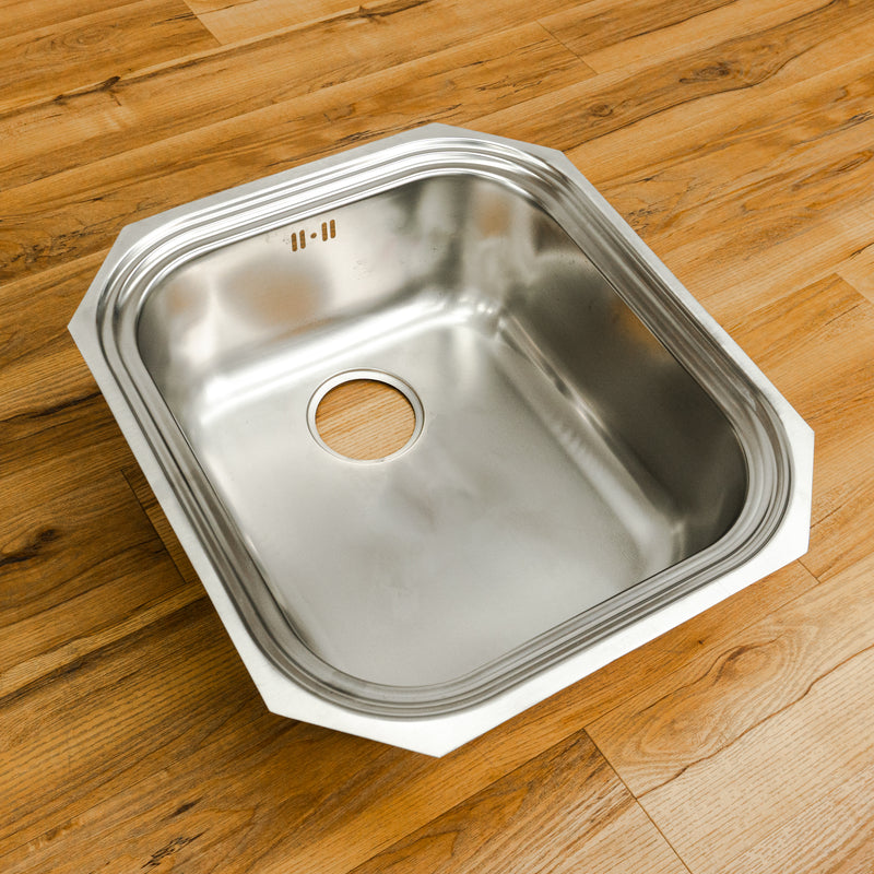 19-inch Undermount Brushed Stainless Steel Sink