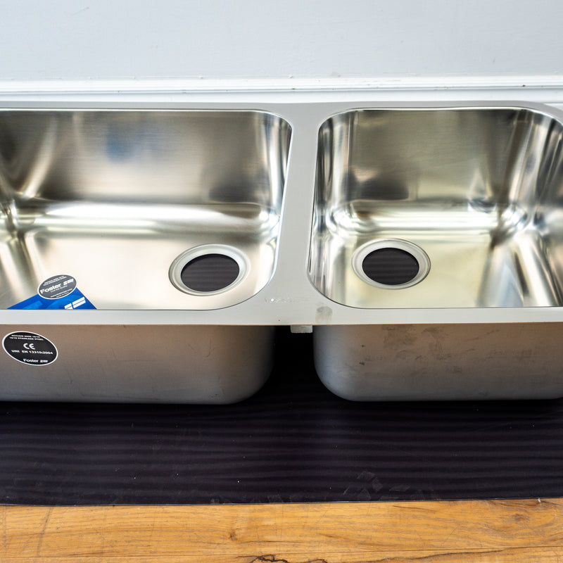 Foster Undermount Double Kitchen Sink - Stainless Steel