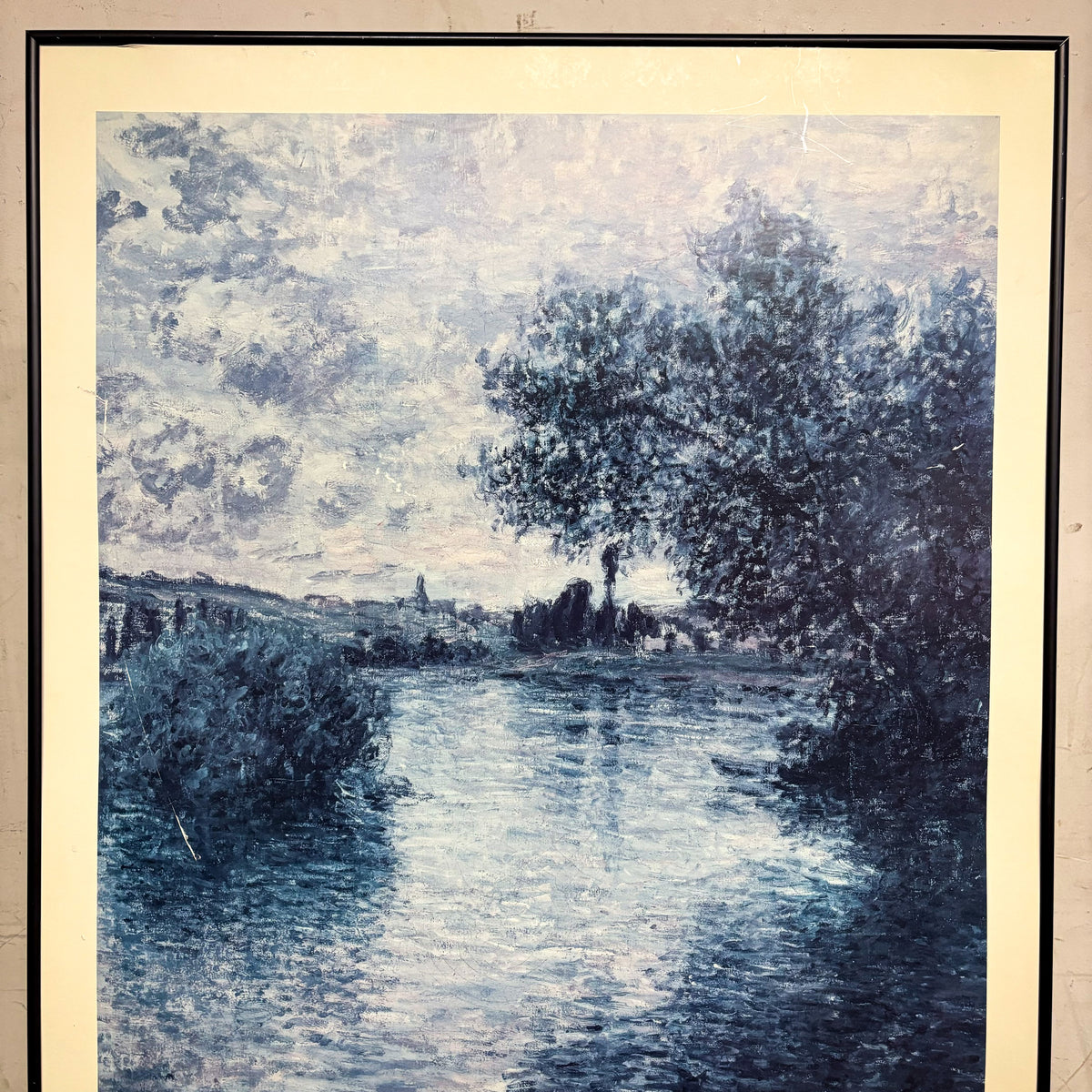 Framed Artwork - "Vétheuil - Claude Monet, Musée des Beaux Arts, Rouen"