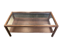 Framed Glass Coffee Table
