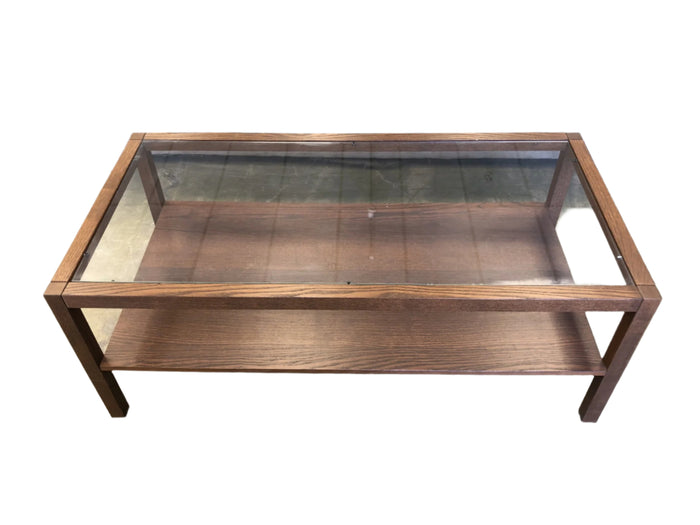 Framed Glass Coffee Table