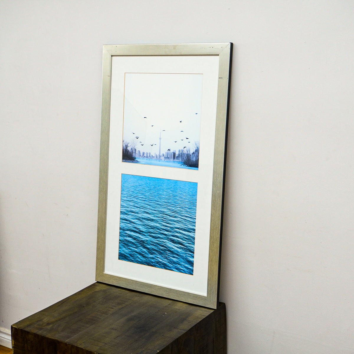 41 in x 24 in Framed Photo Of The CN Tower City View
