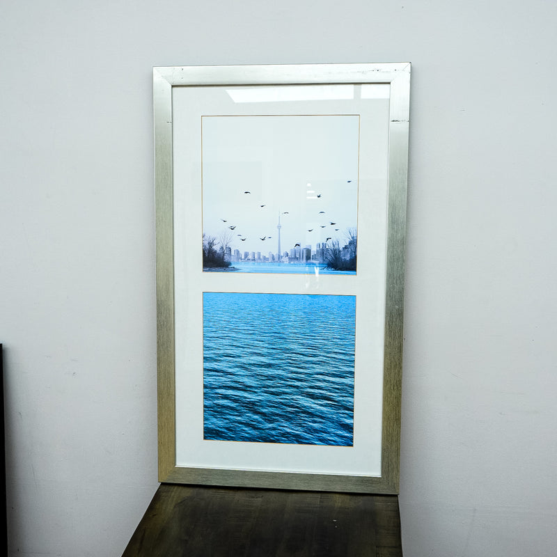 41 in x 24 in Framed Photo Of The CN Tower City View