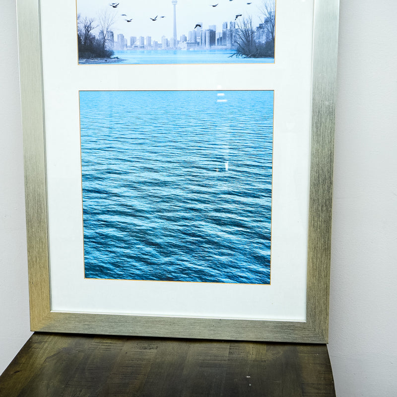 41 in x 24 in Framed Photo Of The CN Tower City View