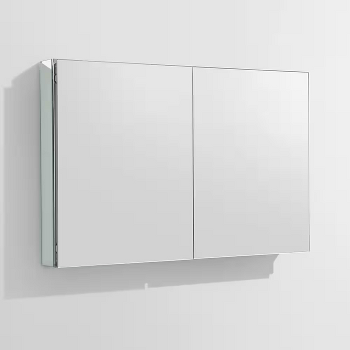 Fresca 40-inch W 2-Shelf Medicine Cabinet with Mirrors