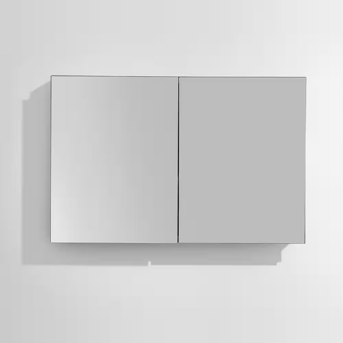 Fresca 40-inch W 2-Shelf Medicine Cabinet with Mirrors