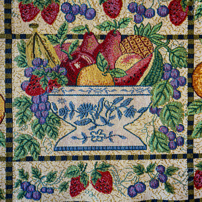 Fruit Pattern Tapestry Runner