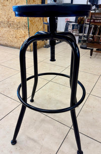 Industrial Modern Swivel Bar Stools - Set of 2