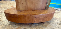 Vintage Mid-Century Propeller Blade Floor Stand| Aviation Trench Art
