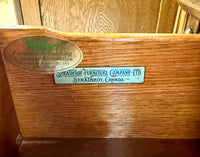 Exquisite Vintage Strathroy Furniture Company Jacobean Revival Display Cabinet