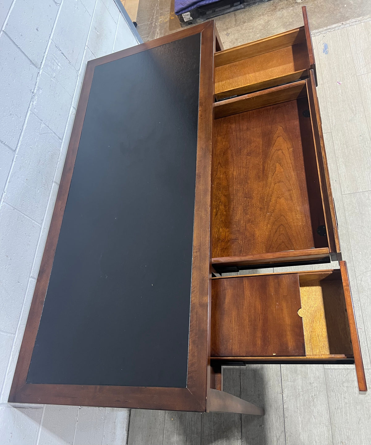 Hooker Archive Writing Desk With Leather Insert