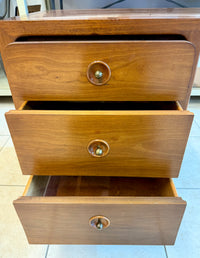 Vintage Mid-Century Modern "Counterpoint" Single Pedestal Desk by John Van Koert for Drexel