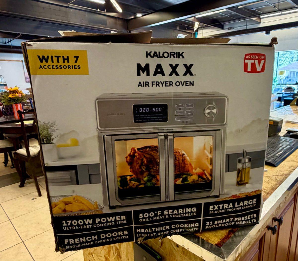 Kalorik MAXX 26 Quart Digital Air Fryer Oven Stainless Steel — The