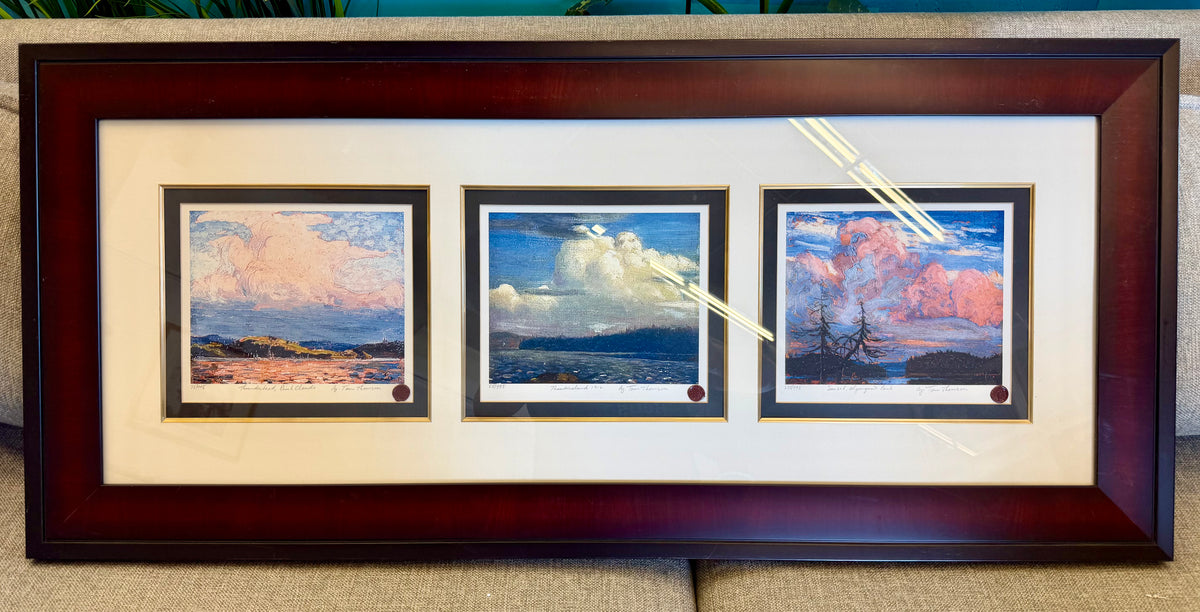 Tom Thomson Algonquin Park Limited Edition Signed Prints - Framed Set of 3 - Group of Seven Style