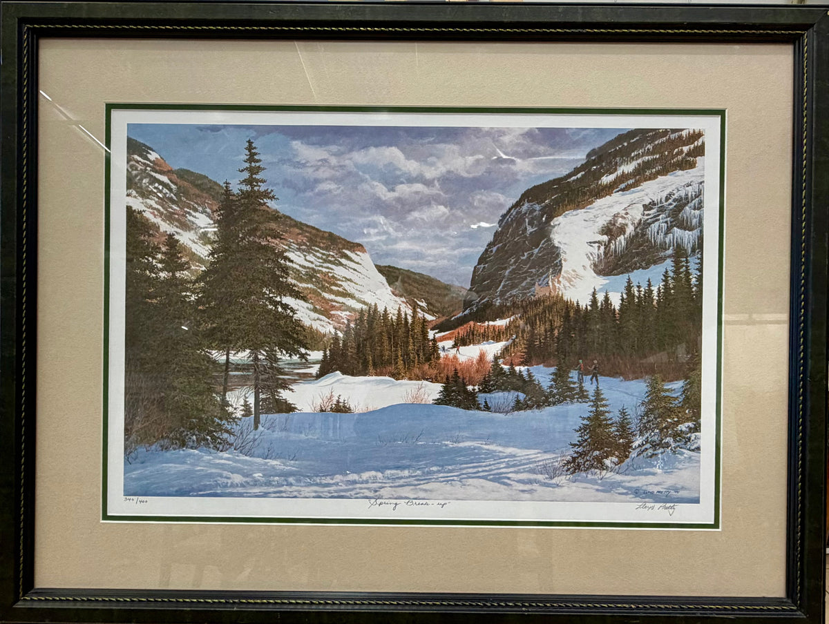 “Spring Break-up" Limited Edition Framed Print by Renowned Canadian Artist Lloyd Pretty