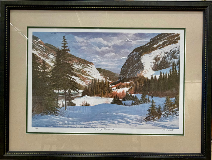 “Spring Break-up" Limited Edition Framed Print by Renowned Canadian Artist Lloyd Pretty