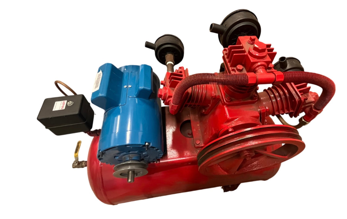 Industrial Belt-Driven Piston Air Compressor
