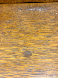 Exquisite Antique Quarter-Sawn Oak Buffet with Carved Shell