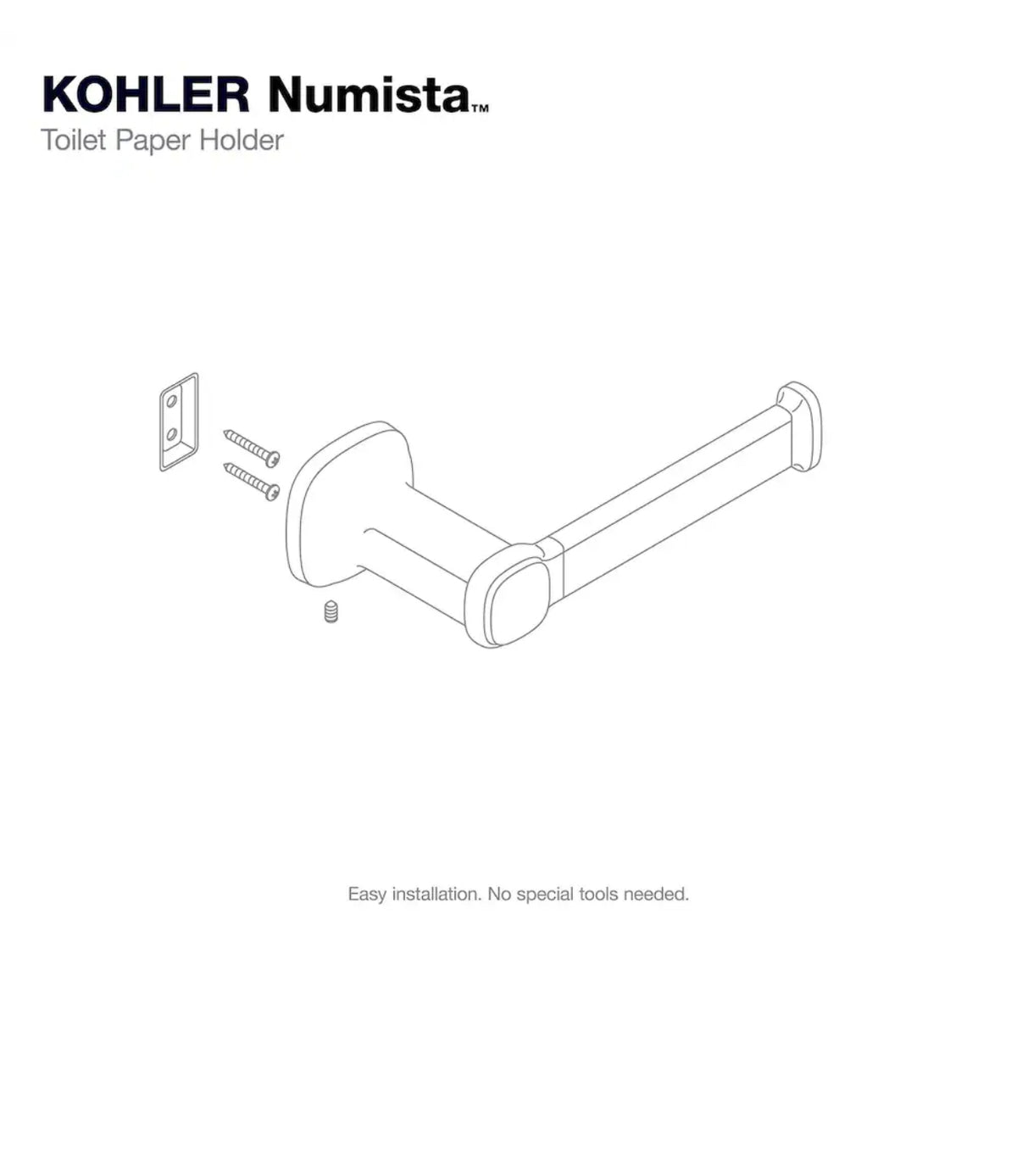 KOHLER Numista Toilet Paper Holder in Polished Chrome