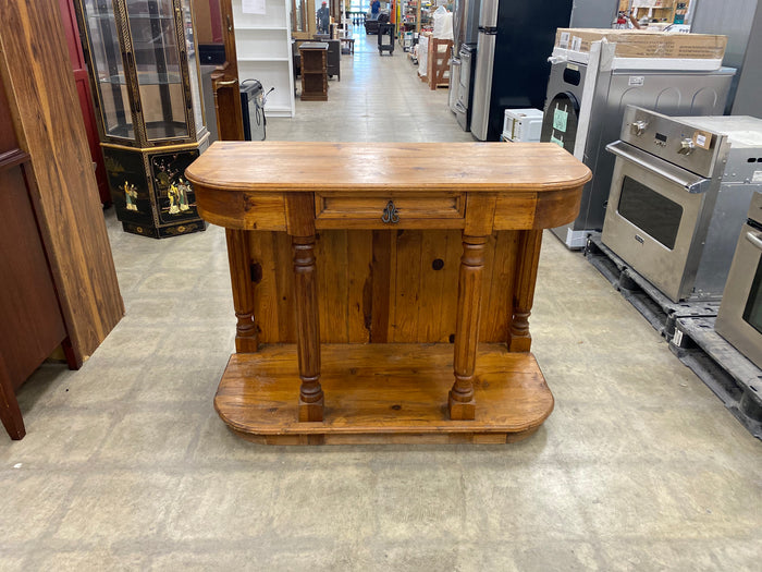 Rustic Style Wooden Kitchen Island