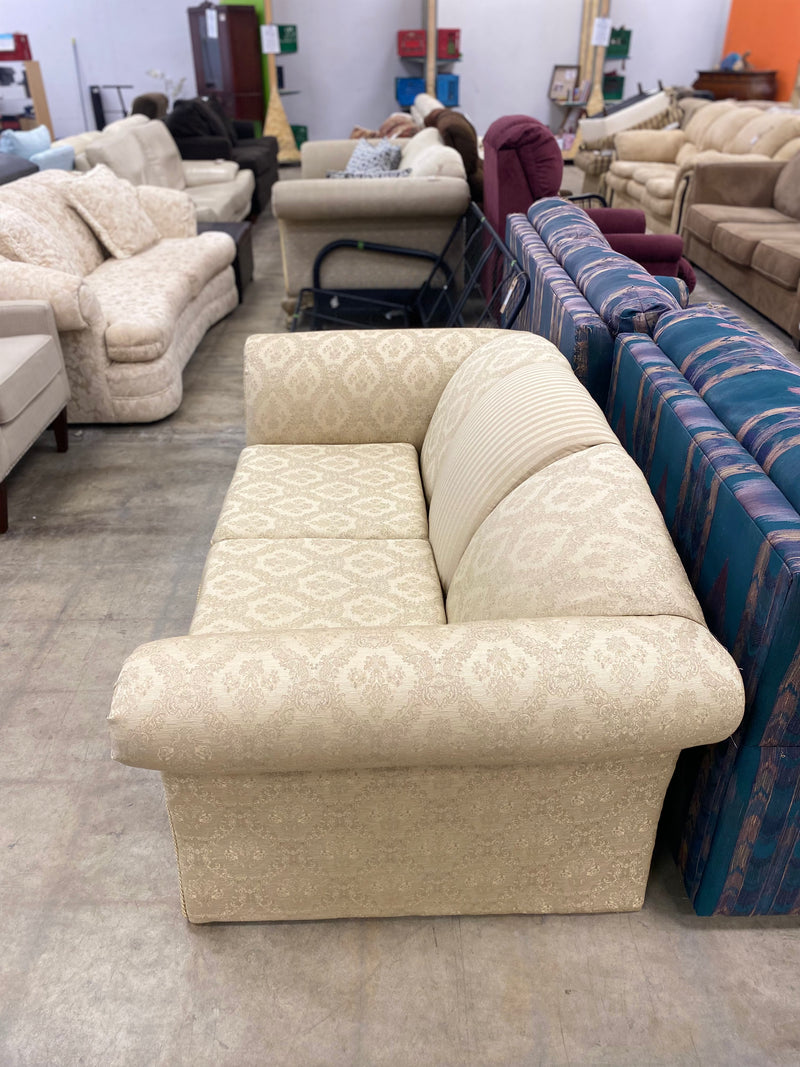 Upholstered Traditional Design Two Seater Sofa