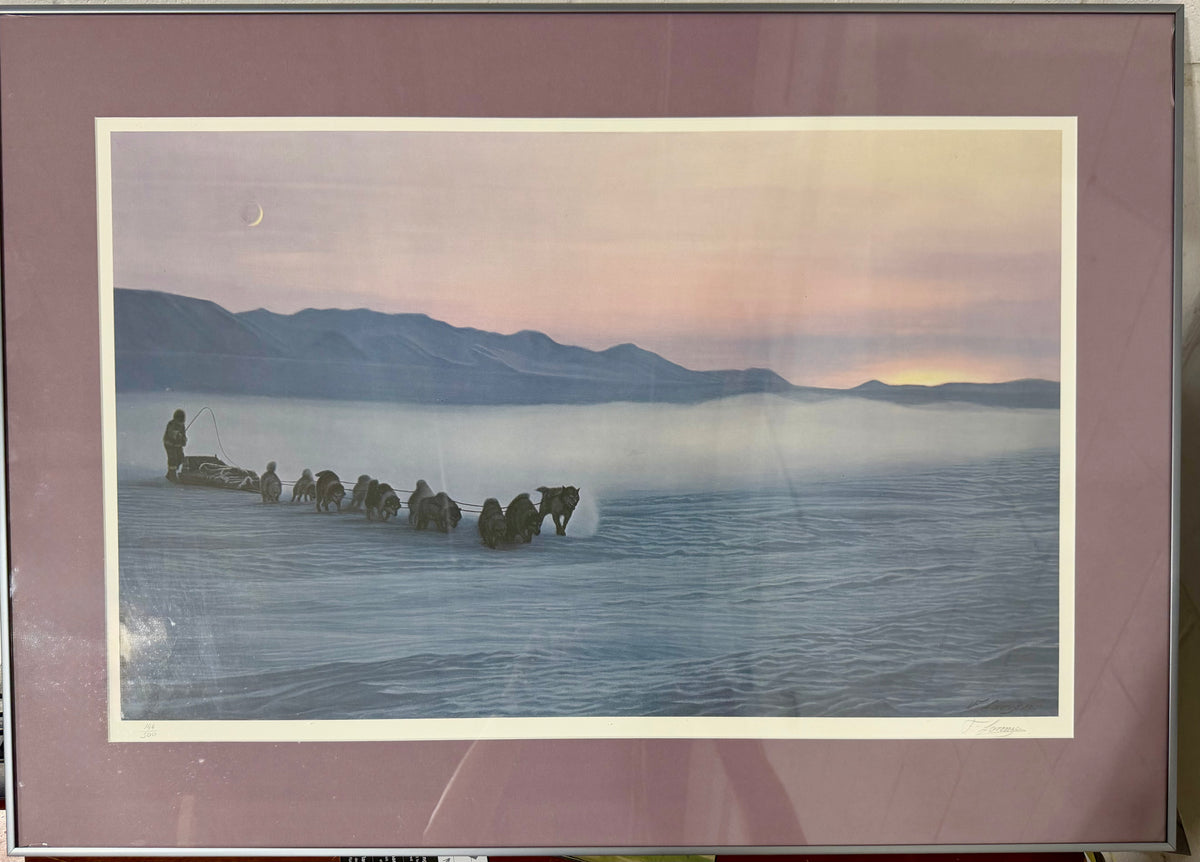 Lorenzo Frachetti “Ghostly Trail” Limited Edition Signed Print – Canadian Arctic Art