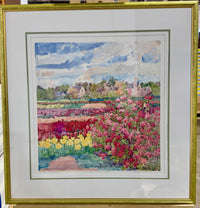Dutch Tulip Fields" Limited Edition Artist Proof Fine Art Print by Elizabeth Berry