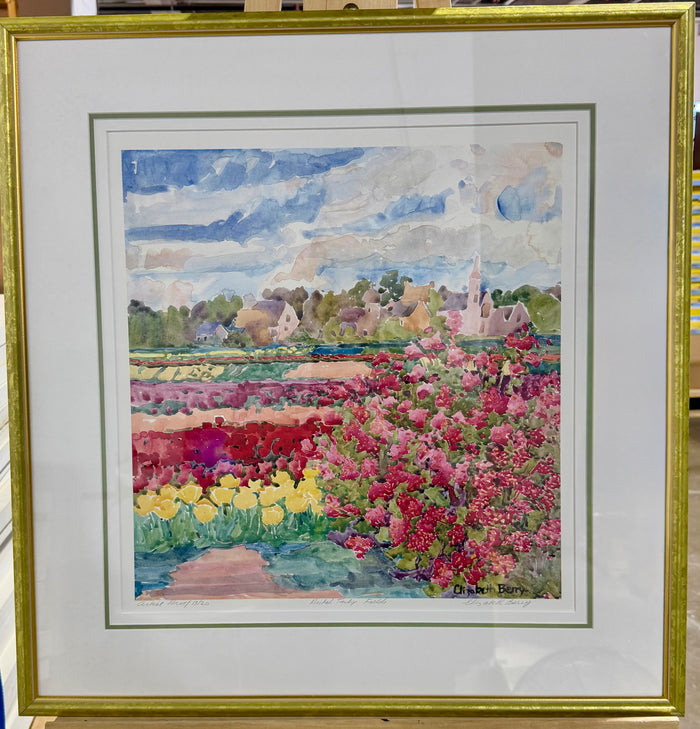 Dutch Tulip Fields" Limited Edition Artist Proof Fine Art Print by Elizabeth Berry