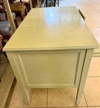 Vintage-Pottery Barn Painted Wooden Desk with Keyboard Tray – Good Condition