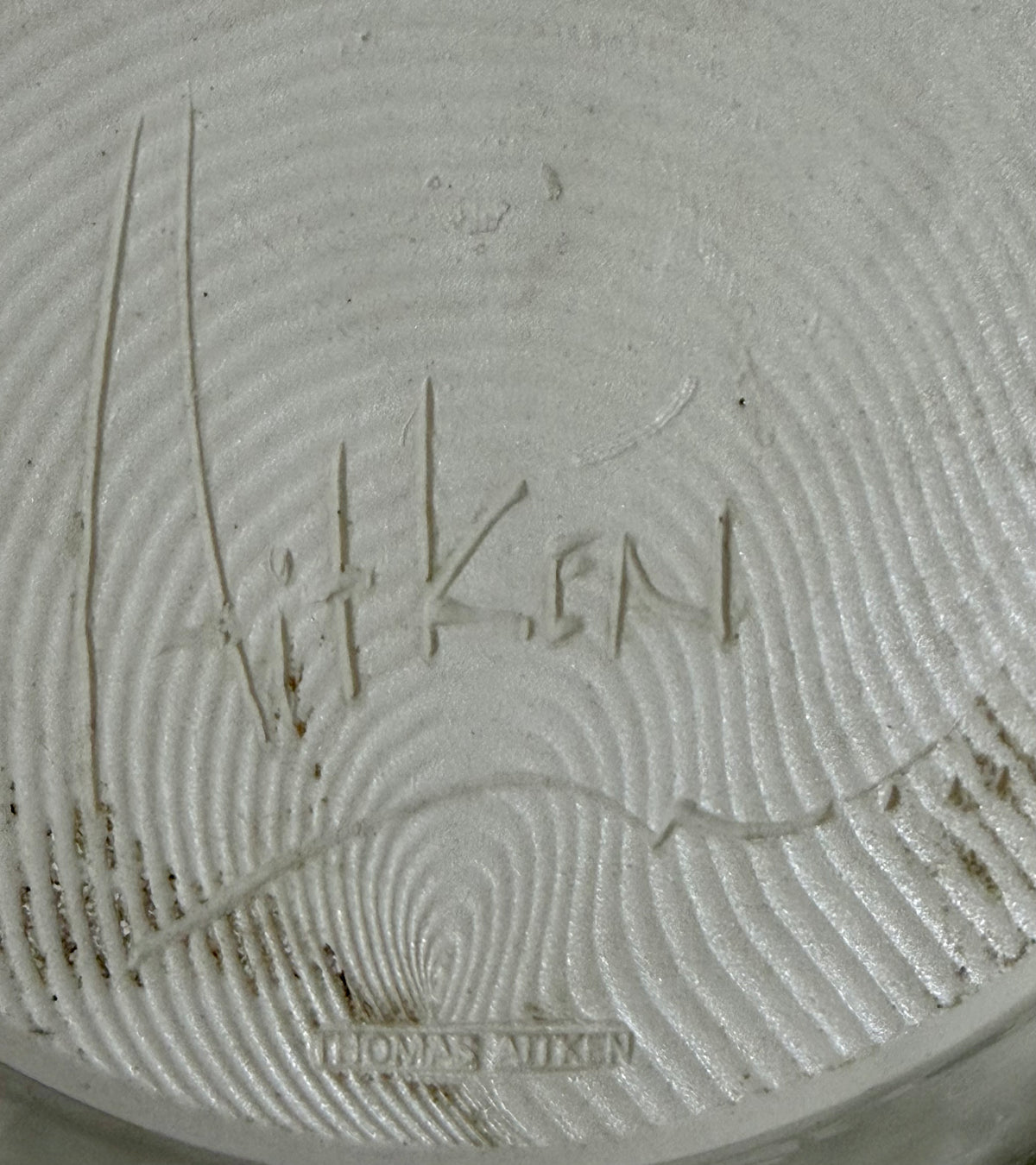 Thomas Aitken Stoneware Cream Colored Bowl