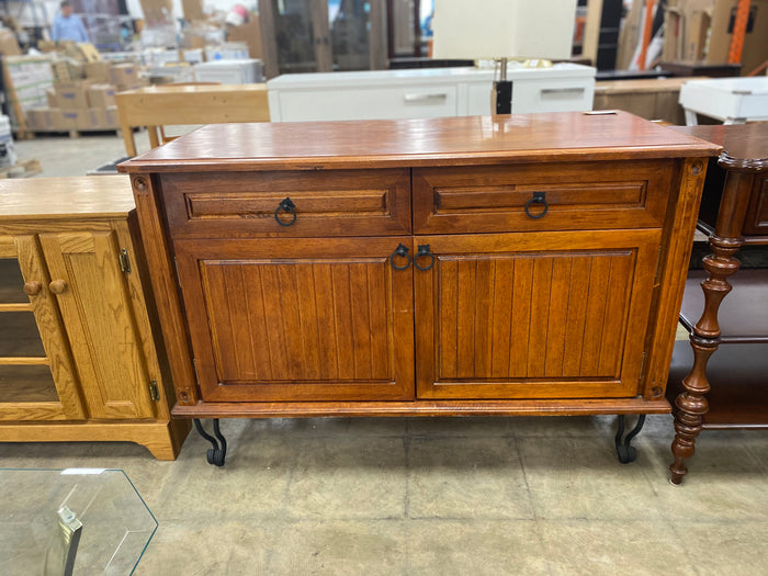 Primitive Sideboard with Wrought Iron Hardware