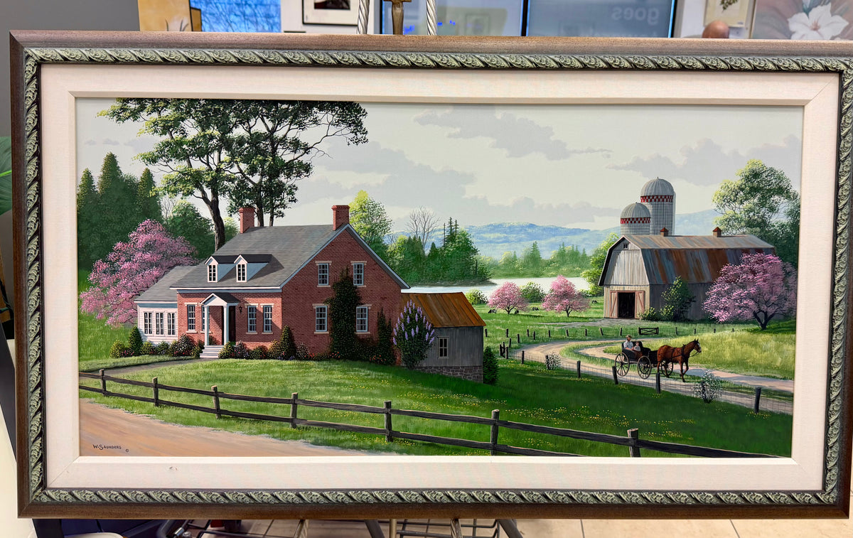 "Red Brick Cottage"  by William Saunders