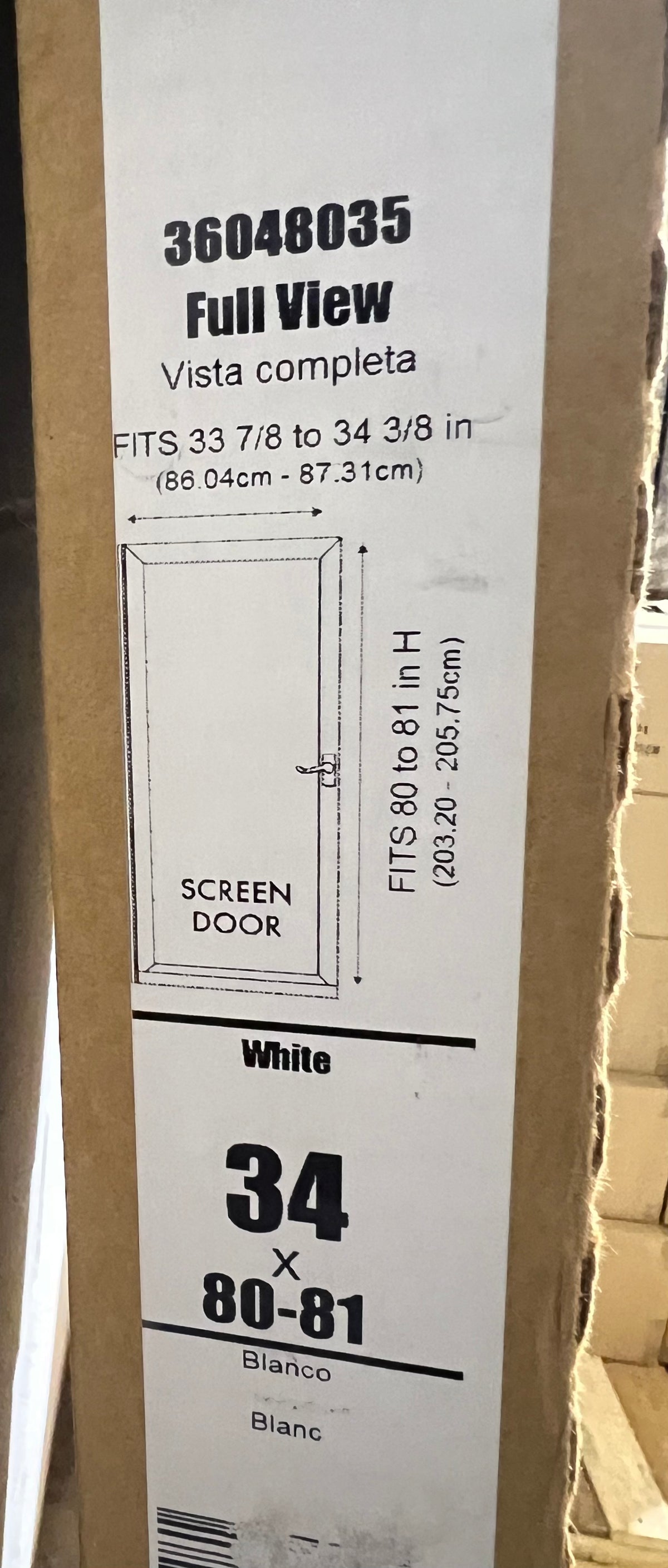 Larson Screen Door 34" x 80-81"