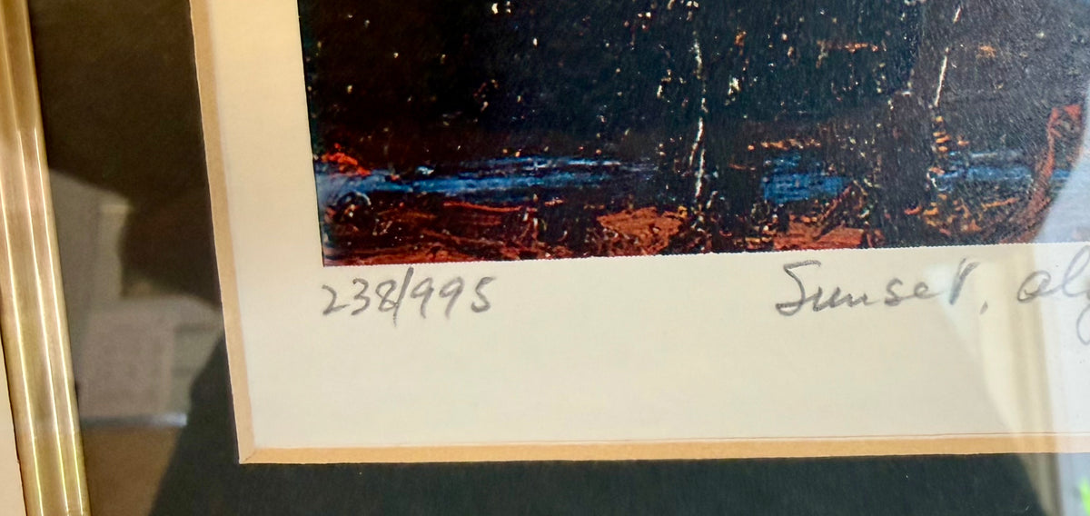 Tom Thomson Algonquin Park Limited Edition Signed Prints - Framed Set of 3 - Group of Seven Style