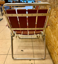 Vintage Mid-Century Retro Folding Lawn Chairs (Set of 2)
