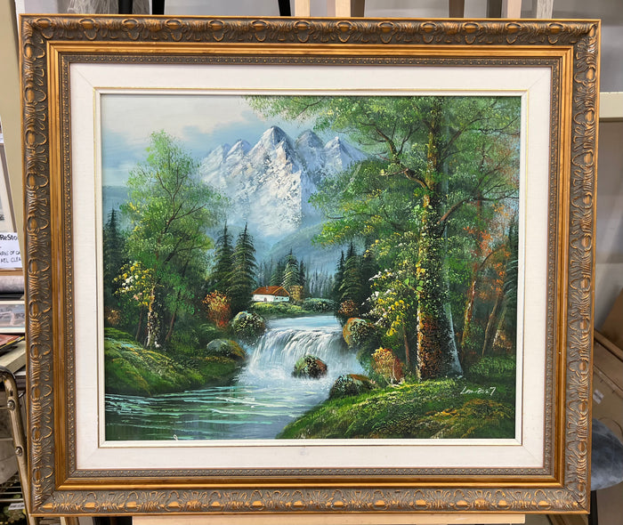 Mountain Waterfall Landscape
