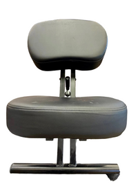 Ergonomic Mobile Kneeling Chair - Adjustable Posture Desk Stool (Black)