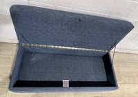 Blue Jean Ottoman