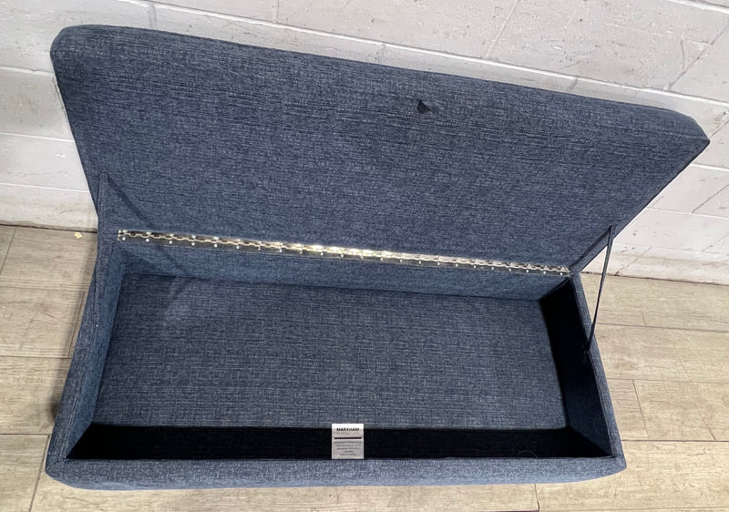 Blue Jean Ottoman